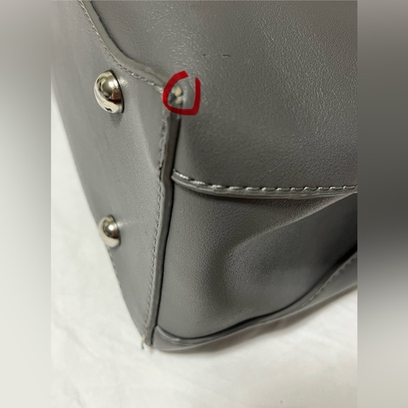 Charming Charlie Gray Purse Handbag with 2 straps, Preloved. - Picture 10 of 16